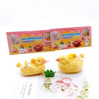 Jouets anti-stress personnalisés en gros : Canards simulés collants, animaux mignons, jouets sensoriels pour réduire l'anxiété, jouets souples à presser et à rebondir