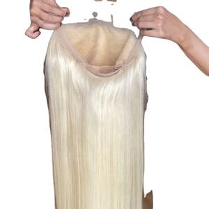 วิกผม613แพลตตินัมสำหรับผู้หญิงผมมนุษย์ชาวยุโรปแท้โปร่งใสสำหรับลูกไม้ - Product Image 1