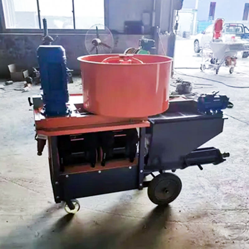Cement Packing System Reliable Cement Sand Plaster Machine with Multifunctional Mixing System ...