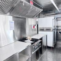 Food Truck Aménagé Abordable de 26 Pieds, Remorque de Cuisine Mobile Fast Food pour la Vente aux États-Unis