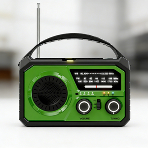 2026 Newest Portable Outdoor Emergency Radio AM/FM <strong>Solar</strong>-Powered <strong>Hand</strong>-<strong>Crank</strong> Flashlight <strong>Power</strong> <strong>Bank</strong> 3000mAh Built-in Speaker - Product Image 6