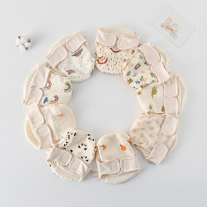 Couches réutilisables pour bébés Couches en mousseline de coton lavables pour bébés Pantalon d'entraînement imperméable à l'eau Couches d'entraînement pour bébés - Product Image 2