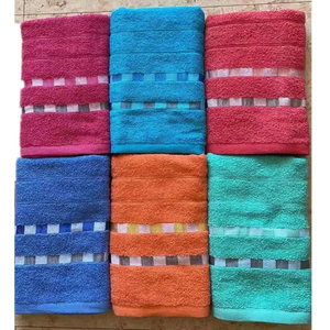 Toalla <span class=keywords><strong>de</strong></span> <span class=keywords><strong>mano</strong></span> colorida Algodón y poliéster Color mezclado Stock barato Toallas Hogar y gimnasio Toalla Tamaño personalizado Fábrica al por mayor - Product Image 4