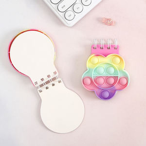 2024 silicona Popper Bubble Fidget colorido espiral Popit Bloc de notas para niños para regalo para aliviar el estrés - Product Image 3