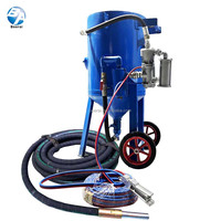 Petite machine de sablage industrielle pour utilisation mobile en extérieur