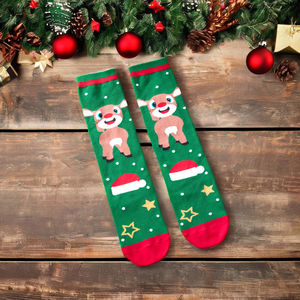 مخصص شعار ملون سبانديكس قطن نايلون عيد الميلاد فتاة صبي نساء رجال طفل طفل ضغط بيلاتس الرياضة قبضة جورب - Product Image 6