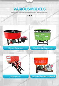 Concrete Cement Pan Mixer With Diesel Engine Flat Mouth Mixer for <strong>Block</strong> and Brick <strong>Making</strong> Factory - Product Image 4