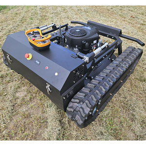 Mini-<span class=keywords><strong>tracteur</strong></span> robot agricole haute performance CE EPA personnalisé, mini-<span class=keywords><strong>tondeuse</strong></span> à gazon télécommandée intelligente à essence - Product Image 4