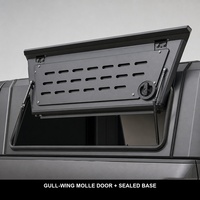 Capot rigide noir pour benne de pick-up avec fenêtres à persiennes, plateforme de toit, étanche et anti-poussière pour Silverado 6.5FT OEM