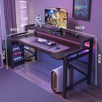 Table de jeu verticale double couche de haute qualité, table de jeu d'angle pour bureau administratif, bureau d'ordinateur