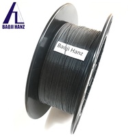 ASTM F2063 noir brins fil 1x7 tressé Nitinol corde pour la pêche