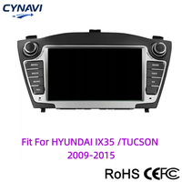 Navegador GPS de 7 Pulgadas IX35 2009-2015, Montado en el Parabrisas, Pantalla Táctil DSP para Automóvil, Mapa Mundial, Cámara de Reversa con Cable/Inalámbrica