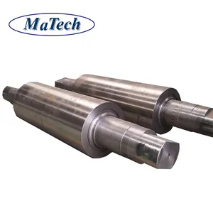 Matech Factory Customize Machining Industrial Smooth 2t Double Steel Conveyor Drum Roller