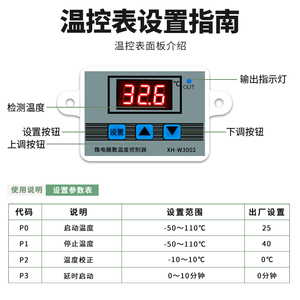 ตัวควบคุมอุณหภูมิแบบดิจิตอล USB 5V 12V 24V ความแม่นยำ 0.1C สมาร์ทสตาร์ทสต็อปสำหรับอุปกรณ์ทำความร้อนและความเย็น - Product Image 2