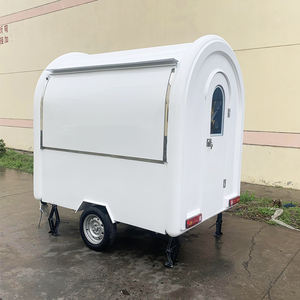 Small Food Trailers Fully Equipped Food Trailer Mini Pulled by <strong>Trike</strong> Coffee and Ice Cream Food Trailer - Product Image 1