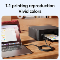 Mindpure - Cable USB A a B Profesional 2.0 para Impresora, 480 Mbps, para Escáner de Alta Velocidad, Teclado MIDI, Unidad Externa, Equipo de Audio