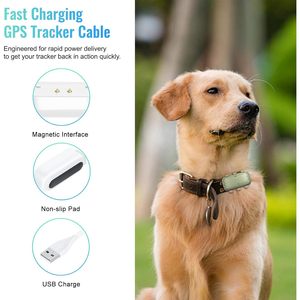 Cable de Carga Magnético Tractive de 1m USB para Rastreador GPS de Perros, Monitoreo de Mascotas - Product Image 4