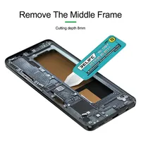 RELIFE RL-087 Outils de démontage 3-en-1 pour iPhone Samsung Téléphone portable Tablette Écran Verre Coque arrière Ensemble de réparation d'ouverture à levier
