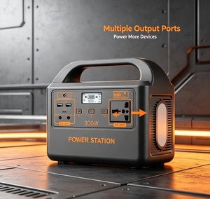 Estación de Energía Portátil de 192Wh y 220V con Controlador MPPT, Batería LiFePO4, Compatible con EU/UK, Carga Solar, Arrancador de Emergencia, Linterna - Product Image 1