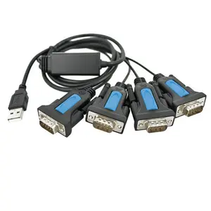 USB 到串行转换器 USB 到 4 端口 RS232 集线器