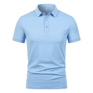 Polo promotionnel à manches courtes blanc respirant en polyester pour l'été, personnalisable avec logo et lettrage - Product Image 3