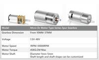 Moteur électrique personnalisé Shunli 12v-48v DC à couple élevé 18000 tr/min 15000 tr/min à balais 775