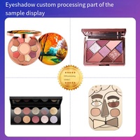 Vegane Luxus-Lidschatten-Palette Satin Wasserdicht Matte Shimmer Metallic Private Label Hell dunkel trocken gepresstes Glitter-Augen pulver