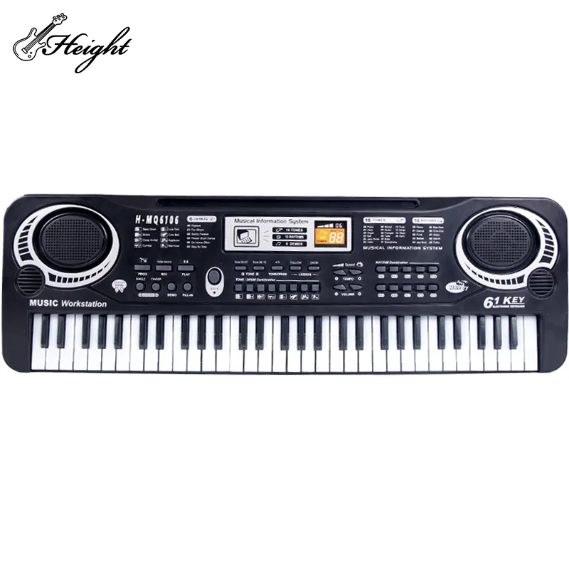 Kids Piano Keyboard 64 Toetsen Toetsenbord Met Standaard Bank En Mircp Synthesizer Elektrische Piano