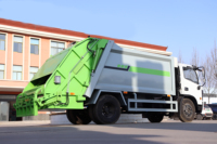 Camion compacteur à moteur diesel Dongfeng 8CBM, camion de ramassage des déchets à chargement arrière, véhicule de gestion des déchets, norme d'émission EURO 5