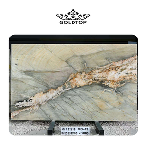 Grande dalle de quartzite vert Goldtop <span class=keywords><strong>Stella</strong></span> Maestro pour revêtement mural intérieur haut de gamme et décoration de maison de luxe - Product Image 4