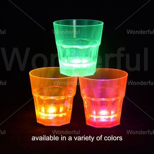 Wholesale 8oz LED Illuminated Plastic Wine <b>Glasses</b> Modern Mugs Light-up Feature for Halloween Christmas Wedding New Year Party - Product Image 2