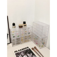 6.9.12.72 Tiroirs Boîte en acrylique transparent Boîte de rangement multifonctionnelle en plastique empilable pour bijoux Organisateur de cosmétiques Affichage