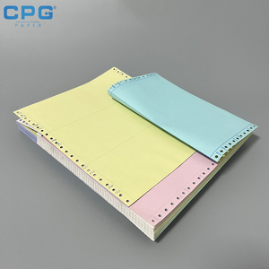 Factory Direct Supply 2 Ply Carbonless <b>Paper</b> Roll 50gsm NCR <b>Paper</b> Waybill Printing Supply for Computer Continuous Form Rolling - Product Image 1