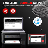 Escáner OBD2 de Sistema Completo KINGBOLEN S6, Equipo de Diagnóstico Automotriz Profesional para 12V, 1 Año de Garantía, Ajuste Universal