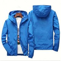 Veste de sport imperméable coupe-vent, vestes personnalisées pour hommes J0156