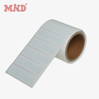 Étiquette RFID UHF en papier fragile Conception anti-effraction à 8 puces UCODE pour une protection sécurisée des documents et des fichiers