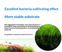 Substrat pour plantes d'aquarium bio Weekaqua, 200 ml, terreau nutritif à libération lente, base anti-éclatement pour aquariums plantés d'eau douce
