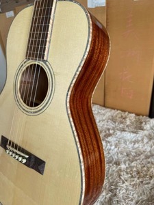 Geake JD-980 chitarra acustica personalizzata interamente solida di alta qualità OOO Size con chitarra in palissandro in mogano massiccio - Product Image 2