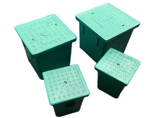 2025 Resina Composto Cabo Bem Quadrado Verde <span class=keywords><strong>Manhole</strong></span> Capa Fraca Corrente Threading Bem Fornecimento - Product Image 4