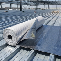Membrane d'isolation thermique barrière à la vapeur en tissu tissé avec feuille d'aluminium