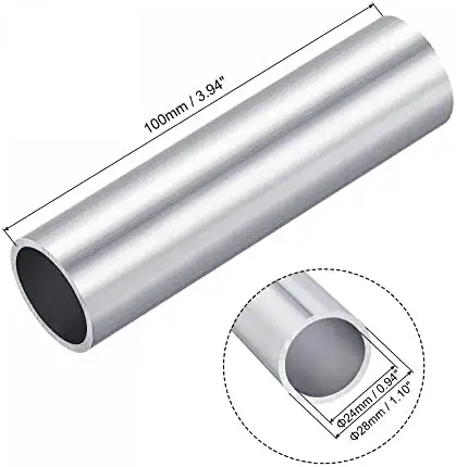 High Quality Silver 6063 6061 6005 Anodized Aluminum Tube Aluminum Round Tube