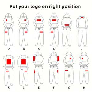 Ensemble de survêtement personnalisé pour homme en coton, comprenant un sweat à capuche zippé et un pantalon de survêtement, style oversize, effet vieilli, délavé à l'acide - Product Image 3