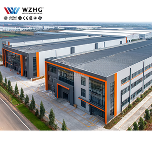 Taller de Estructura de Acero Prefabricado a Gran Escala, Viga de Acero Sólida en Forma de H, Vida Útil de 50 Años, Diseño Gratuito, Garaje Industrial, Almacén - Product Image 1