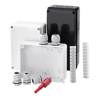 Venta caliente IP65 Nivel de protección ABS Caja de conexiones impermeable Interruptor de monitoreo al aire libre Enchufe Caja de instrumentos electrónicos