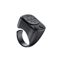 Télécommande portable intelligente rechargeable BT Ring Tiktok pour téléphone portable, selfie, photo, retourneur de page, contrôleur de vidéo