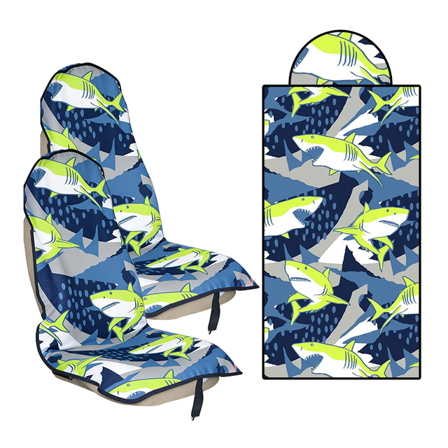 Ujoy Gift OEM Microfiber Car Sports Popular Seat Sweat Gym Car Seat Cover Waterproof Front Towel Seat Cover Beach Towel