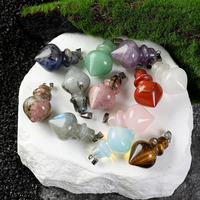 Pendentifs en quartz rose naturel en forme de cône pour la divination, la radiesthésie et la guérison – Artisanat spirituel en quartz