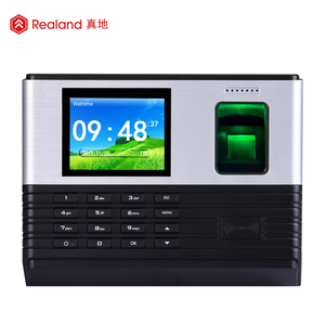 Realand A-L355 kiểm soát truy cập hệ thống USB kết nối vân tay thời gian tham dự sinh trắc học đọc pin dự phòng ngôn ngữ tiếng anh - Product Image 1