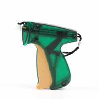 Pistol Pengikat Industri SAIP 60M Hijau Ramah Lingkungan & Plastik ABS Tahan Lama Mikro Ekstra Halus untuk Label Pakaian Jarum 3.5mm