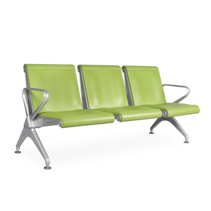 Silla de Espera Yu Min Row con Asiento de PU Autosellante ST301PE22 Rojo Azul Verde Negro con Pasamanos - Product Image 2